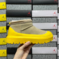 UGG Tasman Sand & Yellow Chunky Sole Ankle Boots