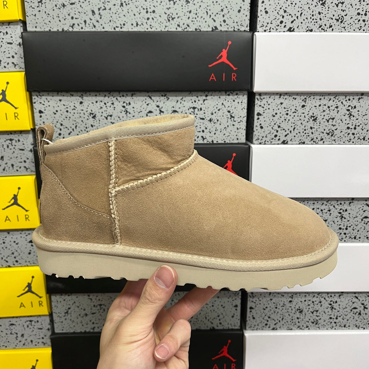 UGG Sand Ultra Mini Ankle Boots