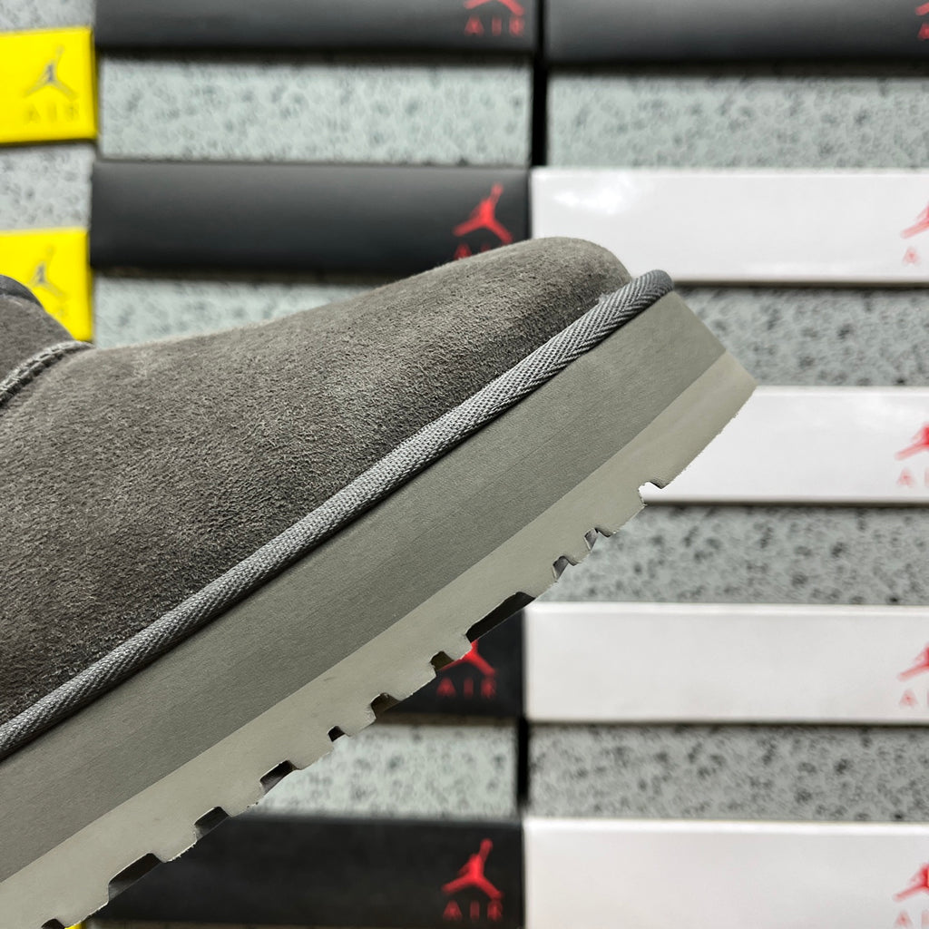 UGG Gray Ultra Mini Platform Ankle Boots