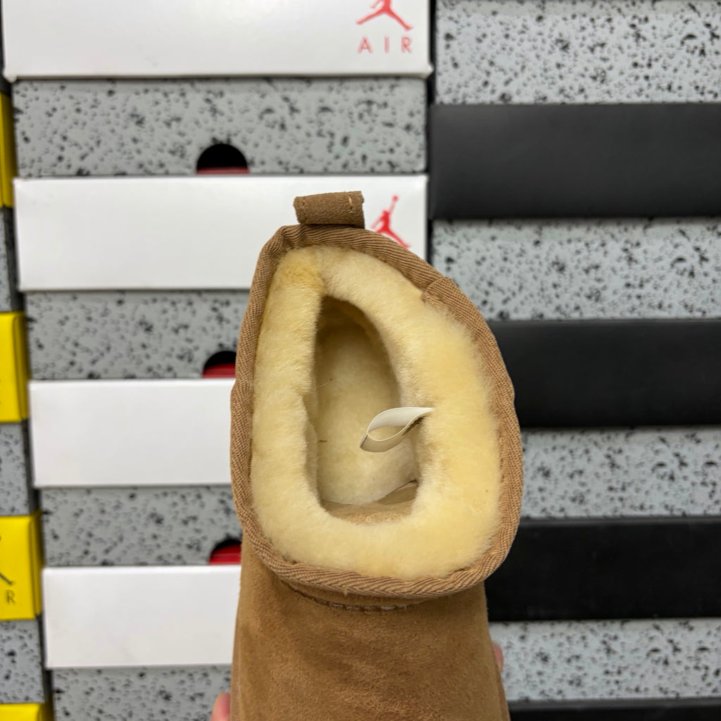 UGG Chestnut Ultra Mini Ankle Boots with Plush Lining