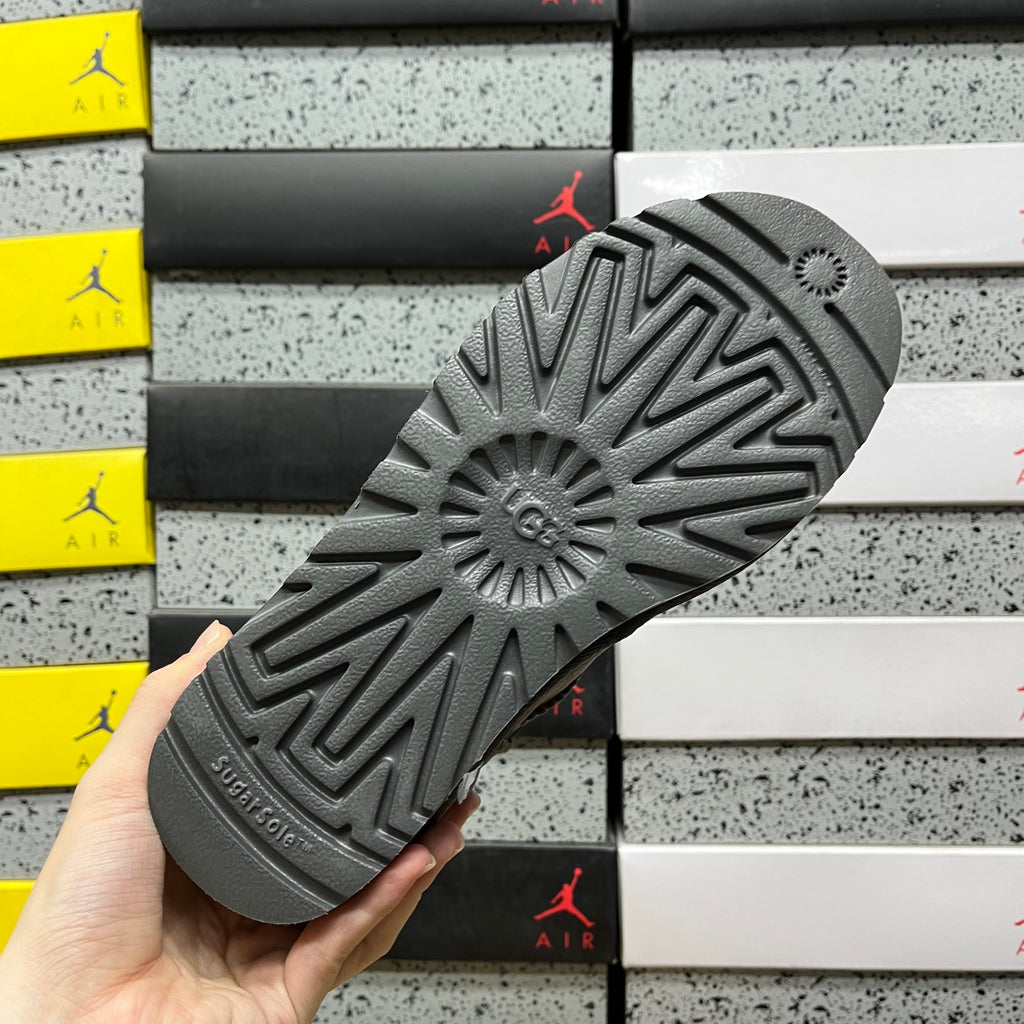 UGG Gray Ultra Mini Ankle Boots