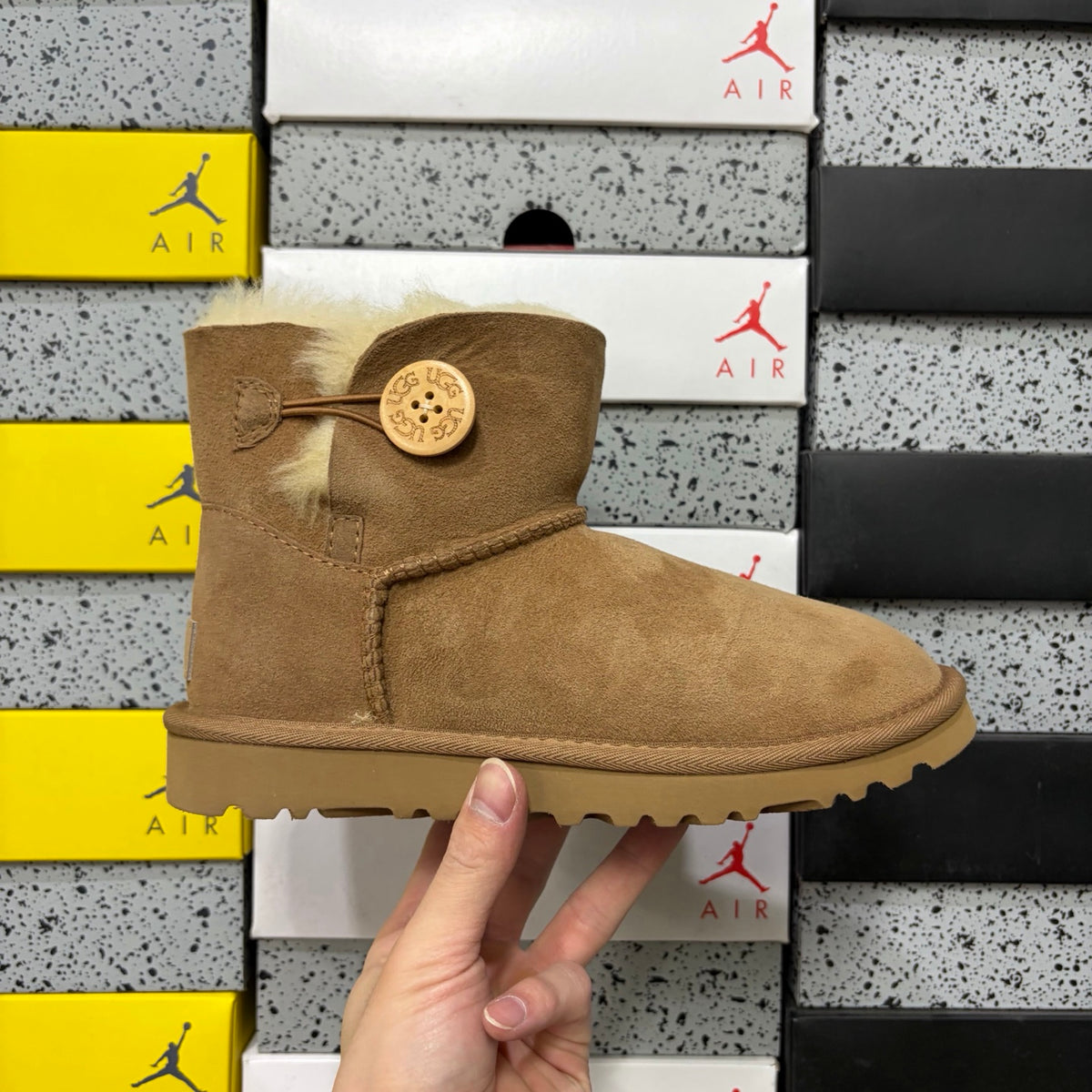 UGG Chestnut Button Winter Boots