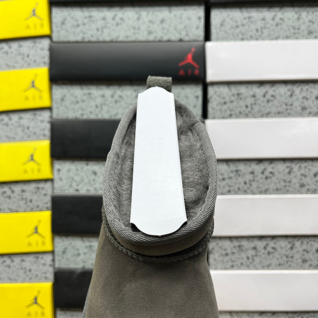 UGG Gray Ultra Mini Ankle Boots