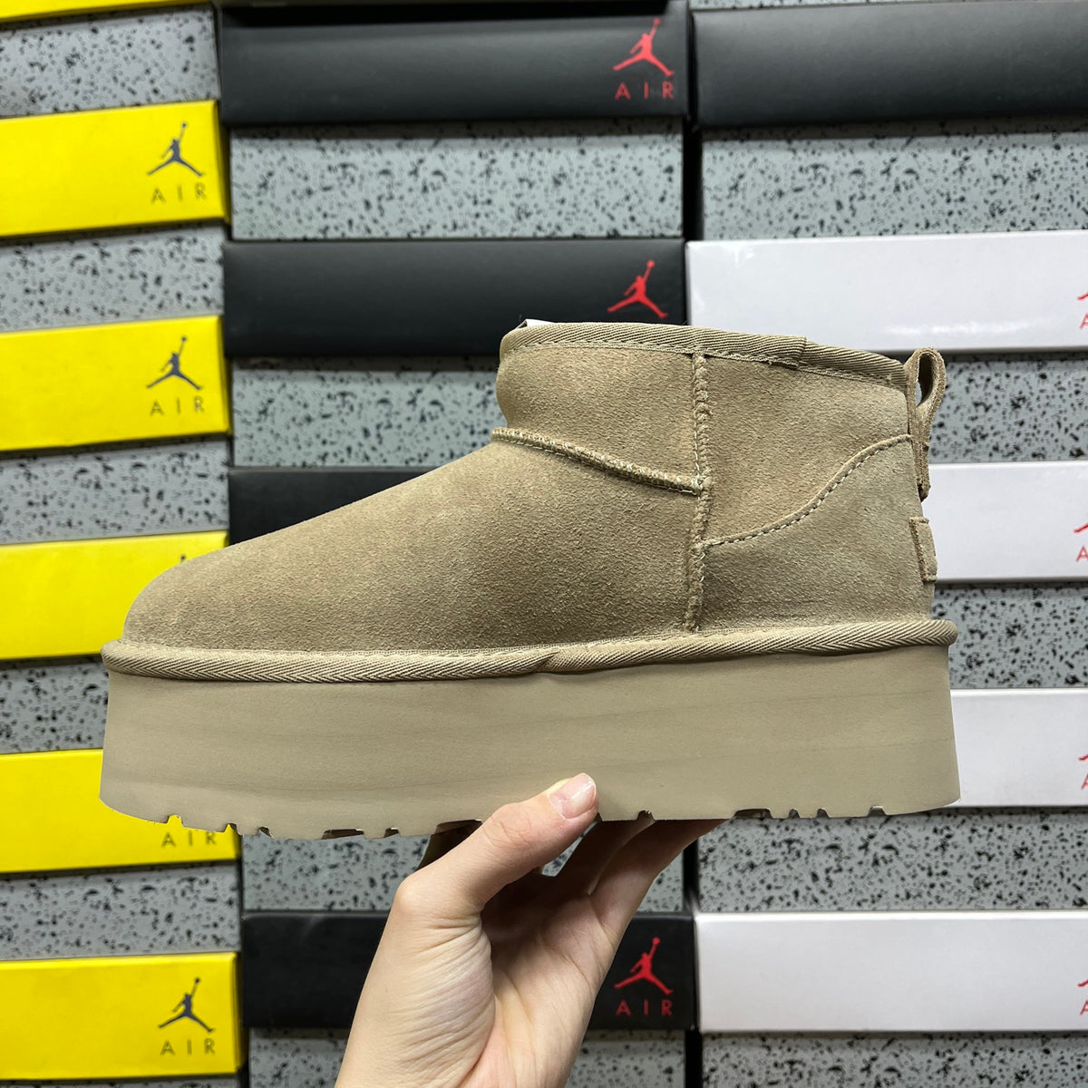 UGG Mustard Seed Ultra Mini Platform Ankle Boots