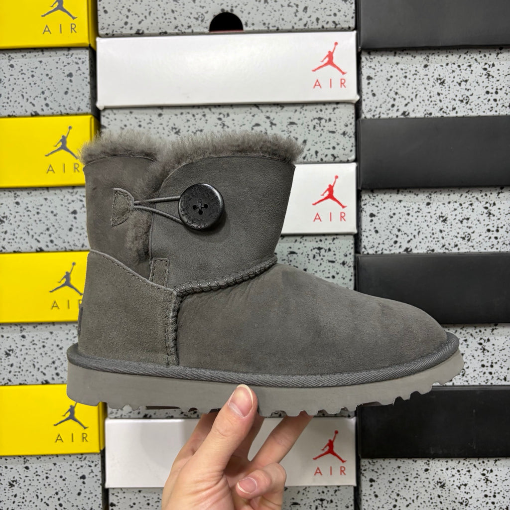 UGG Gray Button Winter Boots
