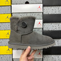 UGG Gray Button Winter Boots