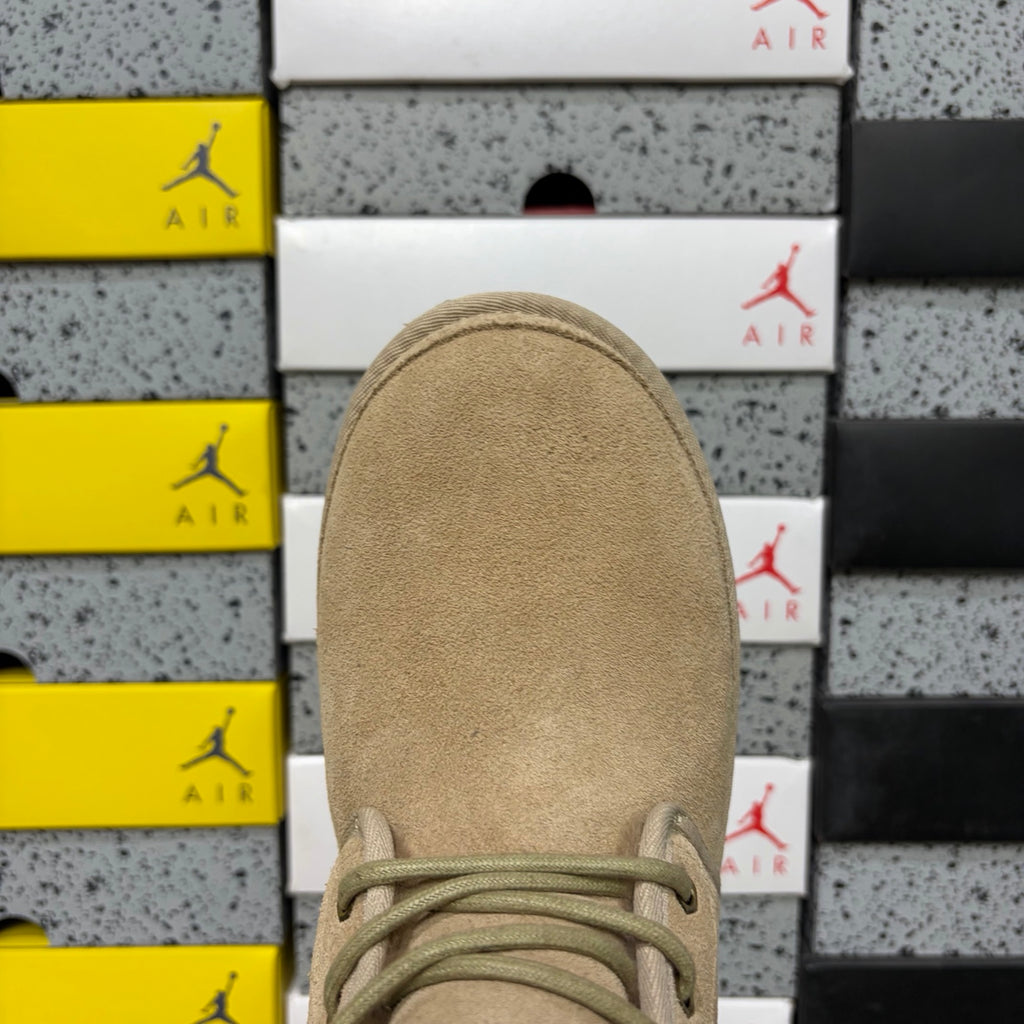 UGG Sand Lace-Up Chukka Ankle Boots with Plush Lining