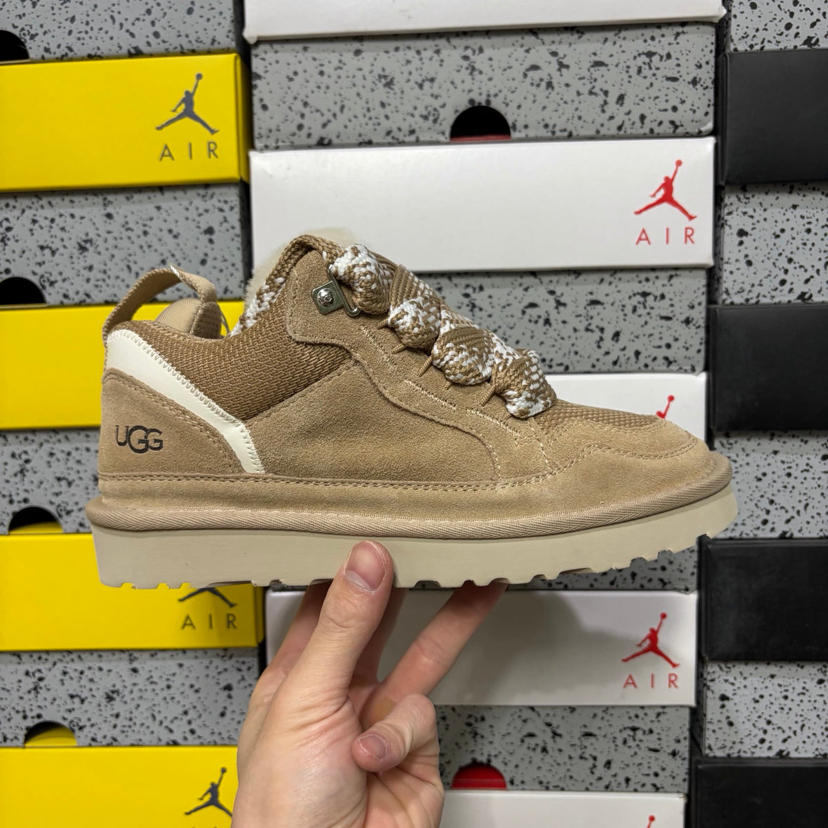 UGG Sand Kallen Lace Chunky Lace-Up Sneakers
