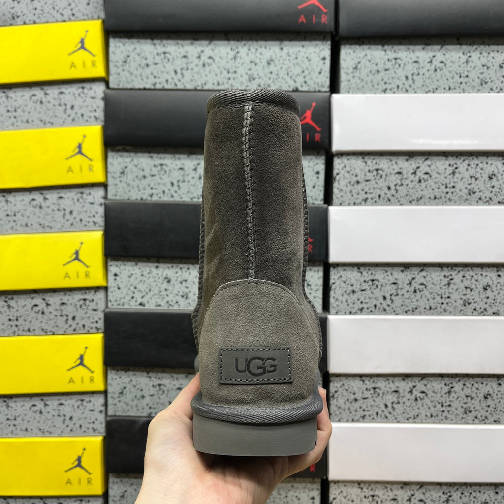 UGG Gray Classic Short Winter Boots