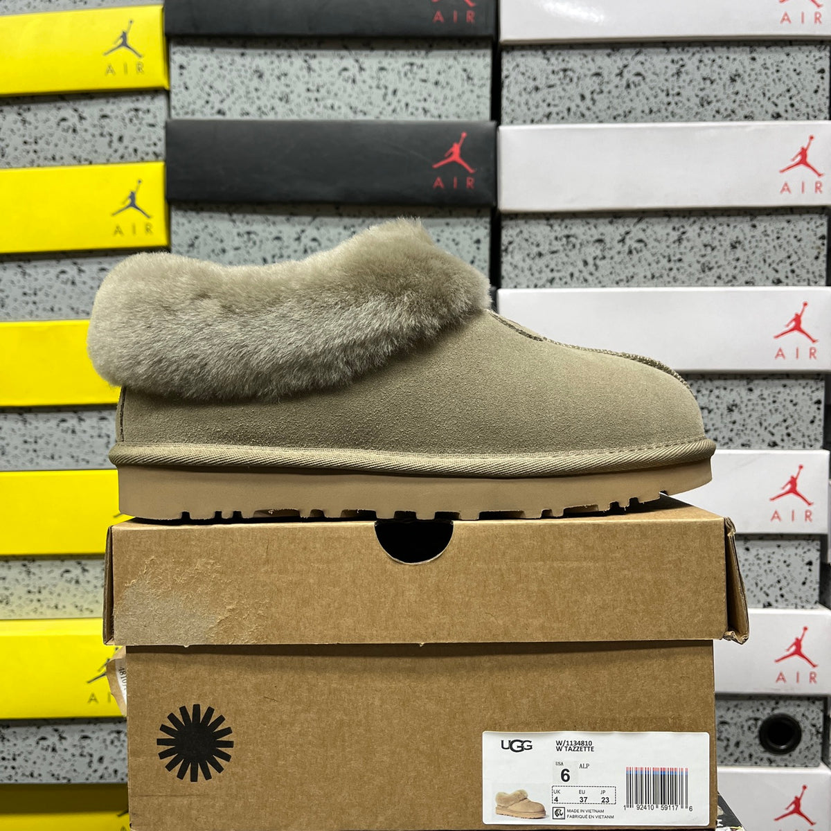 UGG Antelope Brown Slip-On Ankle Shoes with Plush Collar