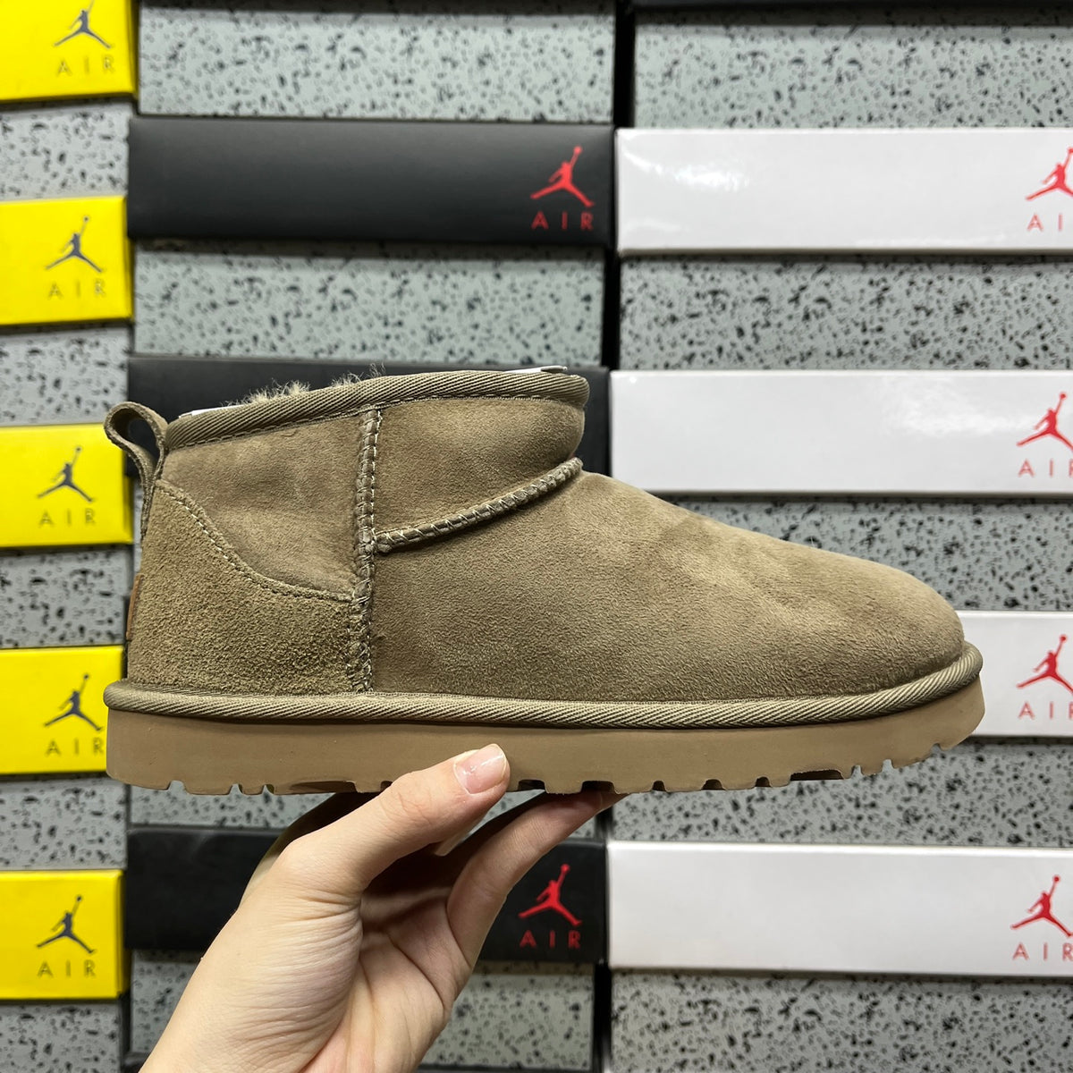UGG Antelope Brown Ultra Mini Ankle Boots