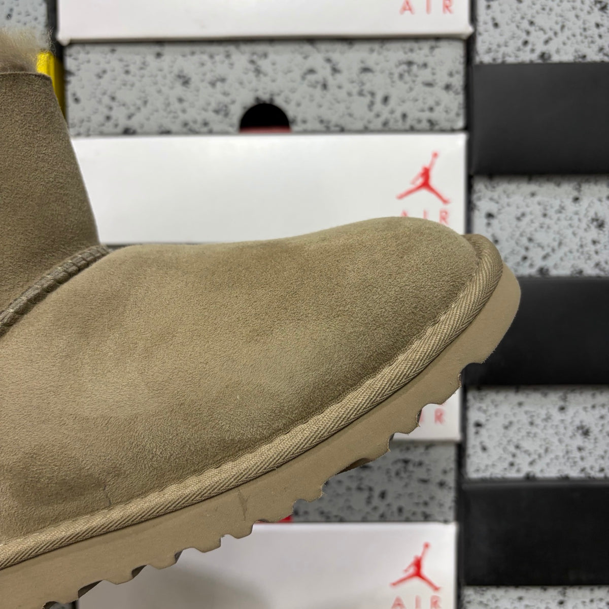 UGG Antelope Brown Button Winter Boots