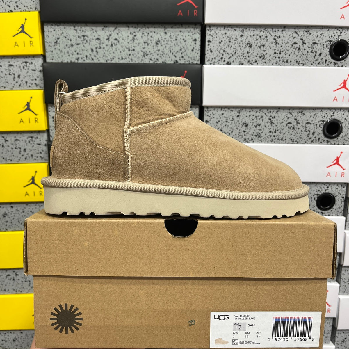 UGG Sand Ultra Mini Ankle Boots