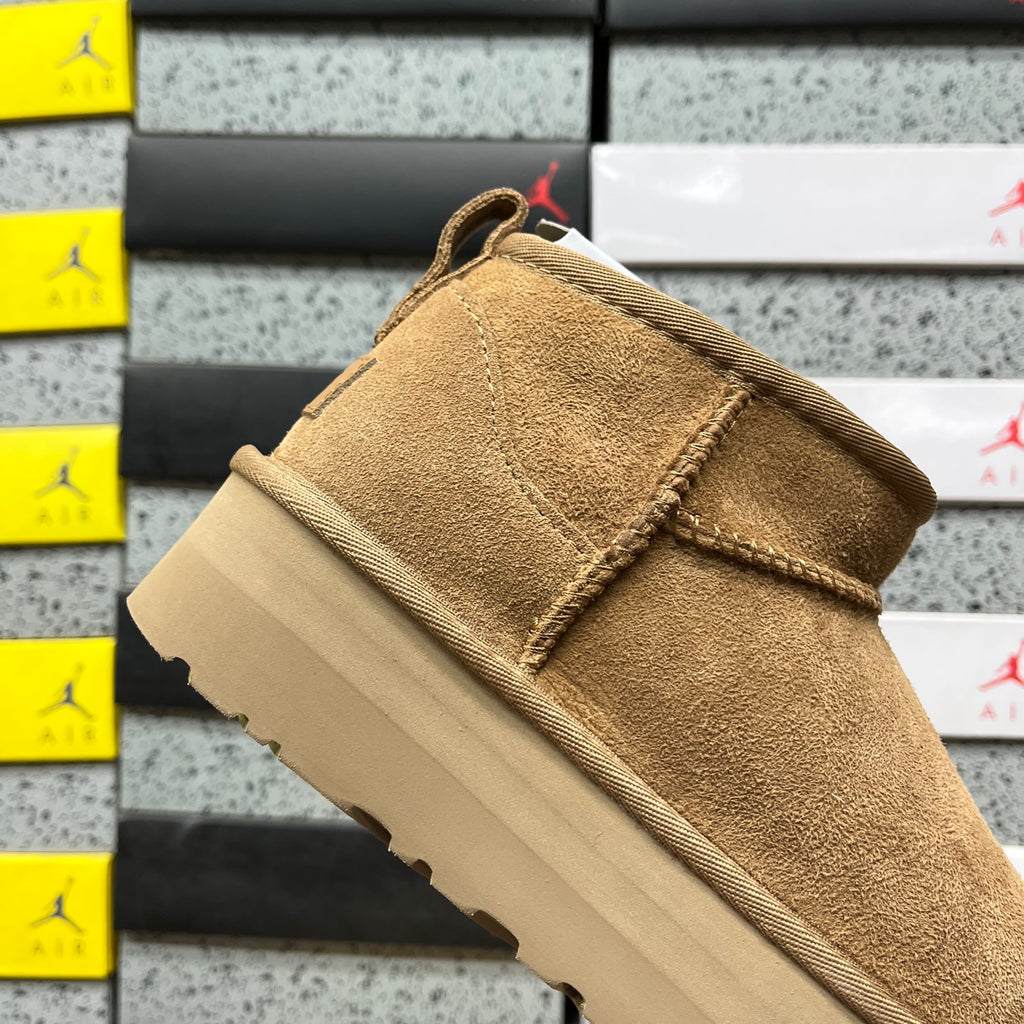 UGG Chestnut Ultra Mini Platform Ankle Boots