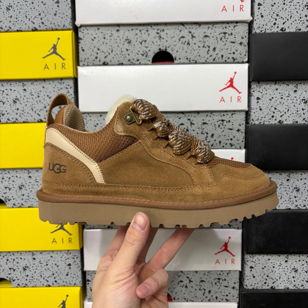 UGG Chestnut Kallen Lace Chunky Lace-Up Sneakers