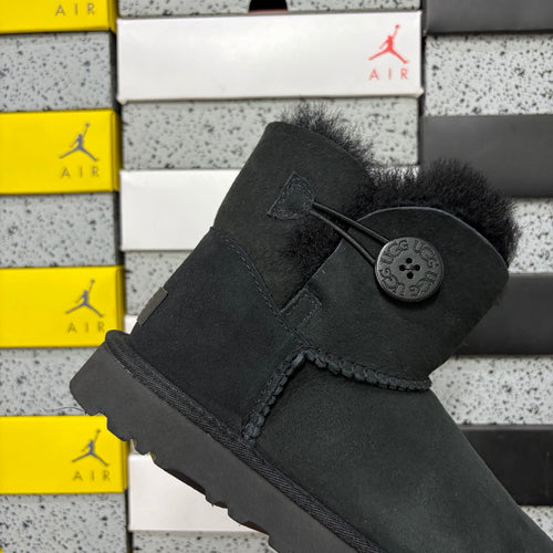 UGG Black Button Winter Boots
