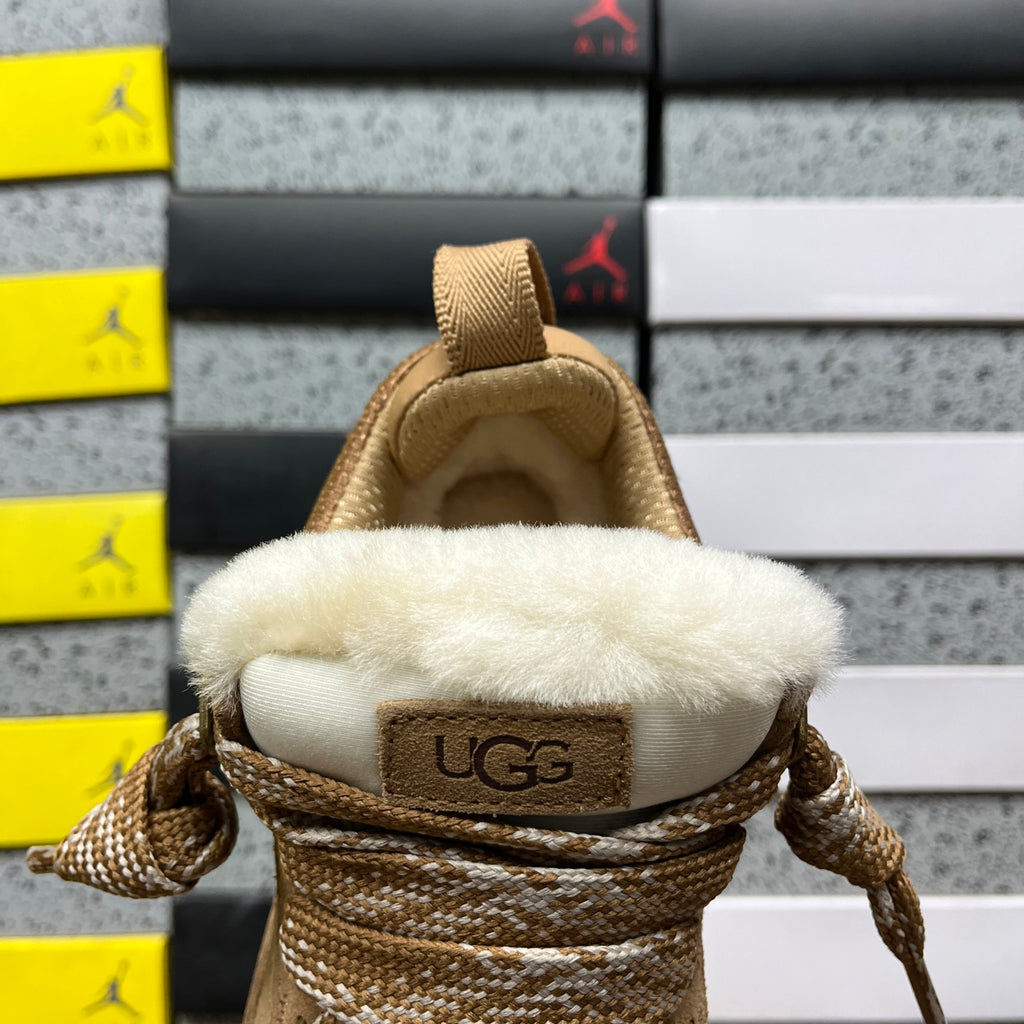 UGG Lowmel Chestnut Chunky Lace-Up Sneakers