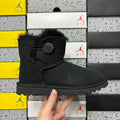 UGG Black Button Winter Boots