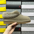 UGG Antelope Brown Slip-On Ankle Shoes with Plush Collar