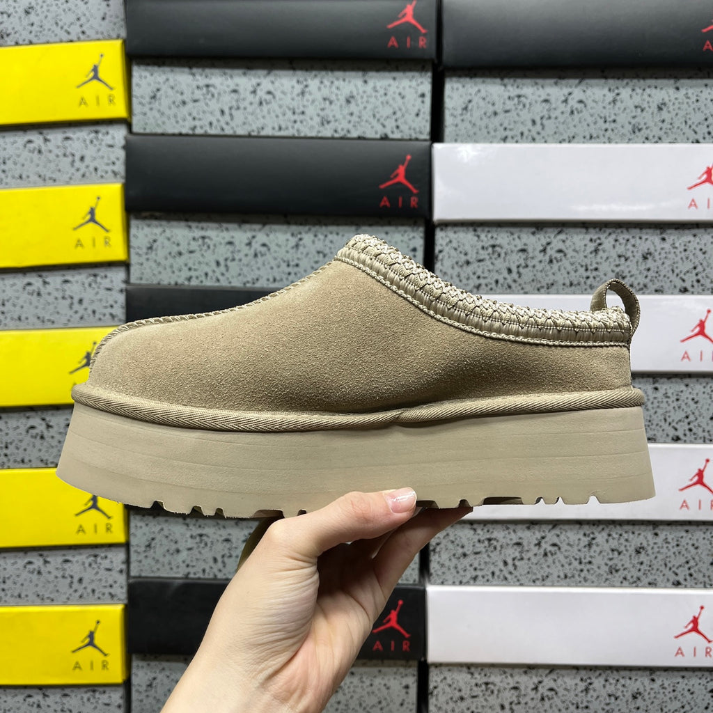 UGG Mustard Seed Platform Slip-On Shoes with Woven Trim