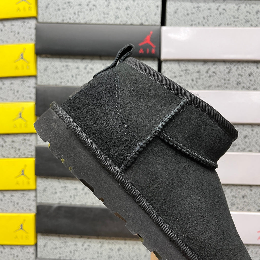 UGG Black Ultra Mini Ankle Boots