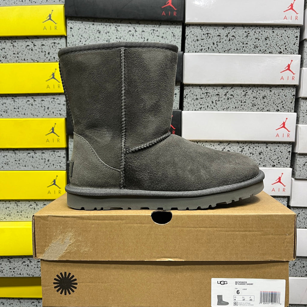 UGG Gray Classic Short Winter Boots