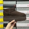 UGG Chocolate Brown Ultra Mini Platform Ankle Boots
