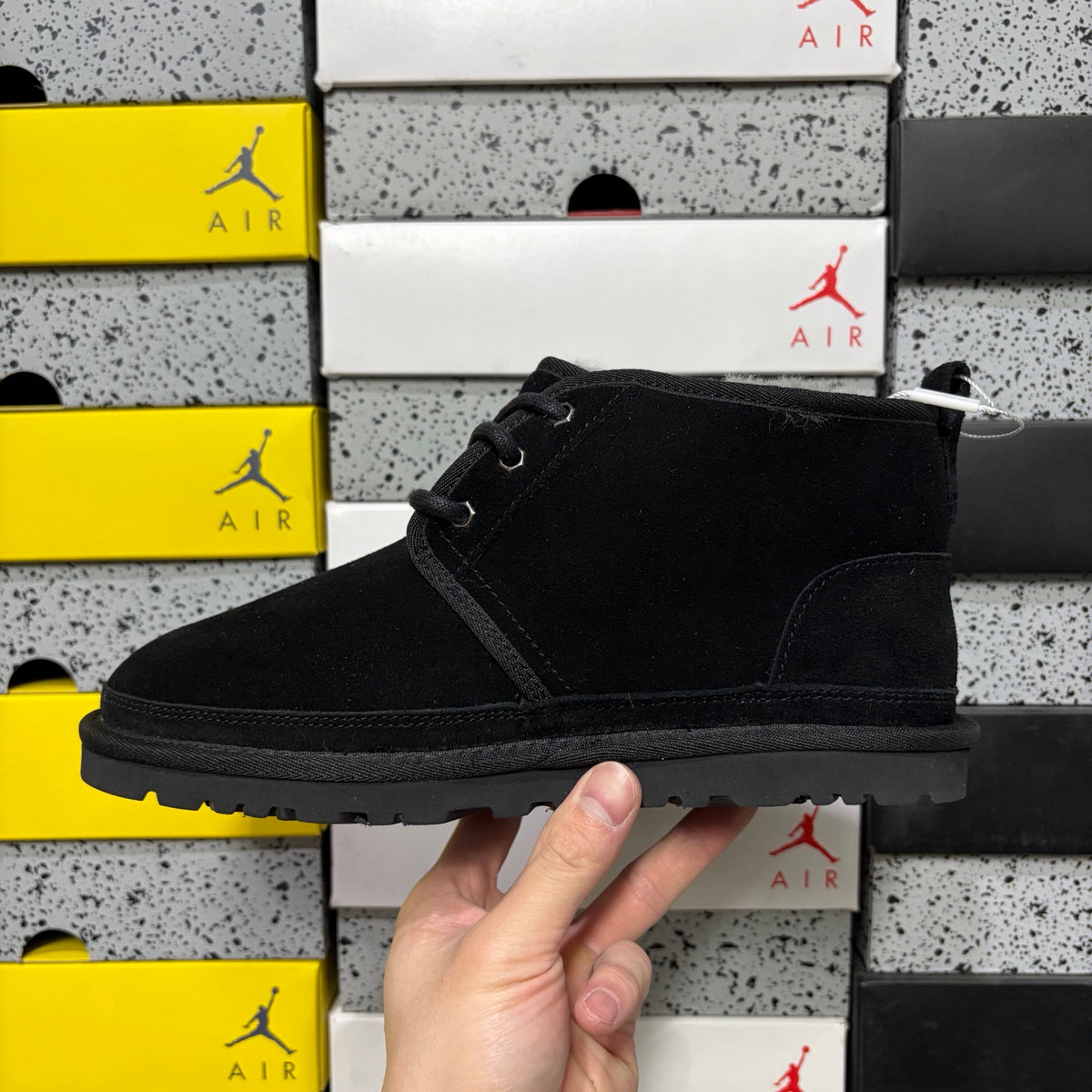 UGG Black Lace-Up Chukka Ankle Boots