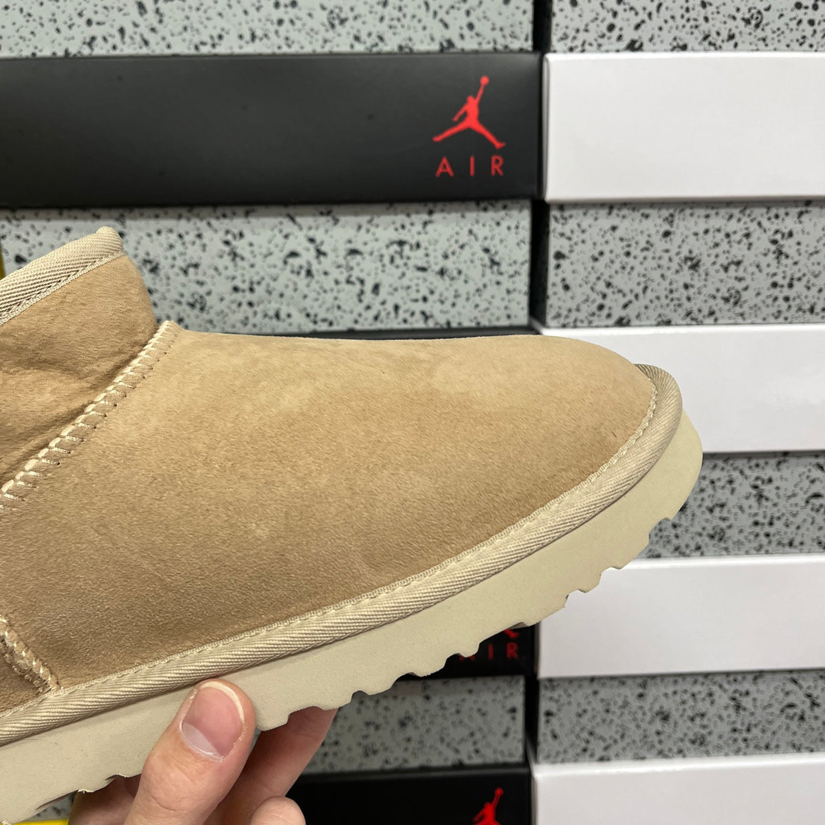 UGG Sand Ultra Mini Ankle Boots