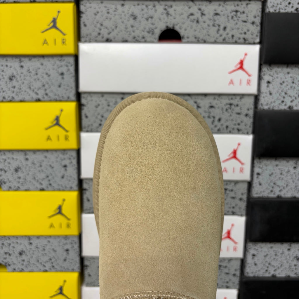 UGG Sand Low-Cut Mini Slip-On Shoes with Plush Lining