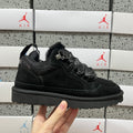 UGG Black Low-Top Sneakers with Oversized Patterned Laces