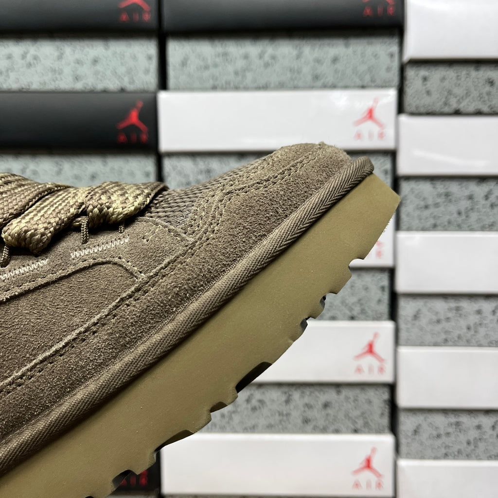 UGG Lowmel Smoky Brown Chunky Lace-Up Sneakers