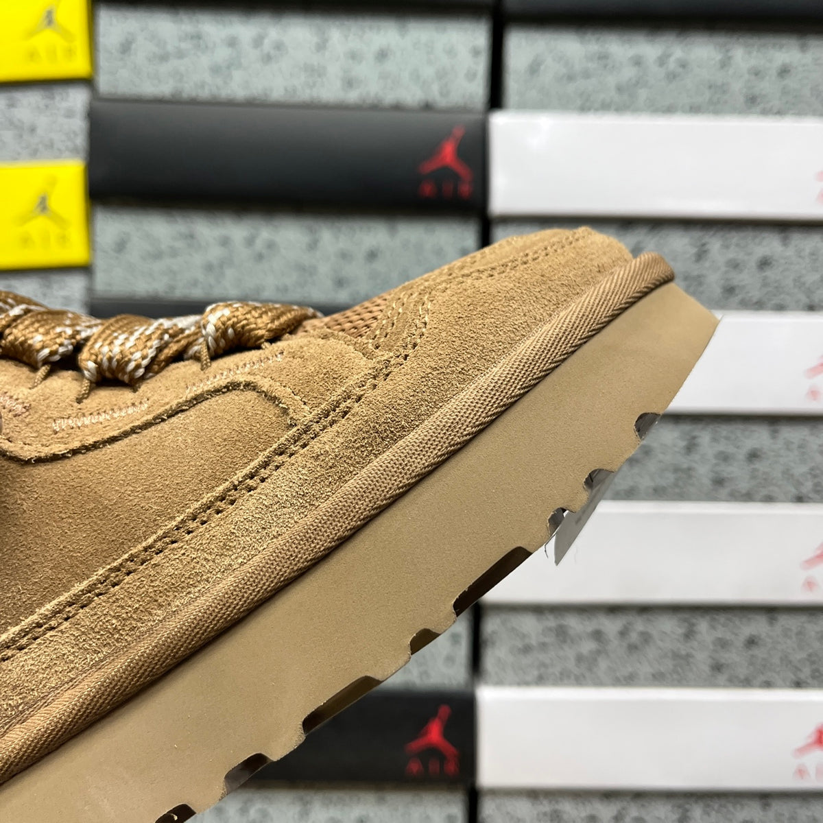 UGG Lowmel Chestnut Chunky Lace-Up Sneakers