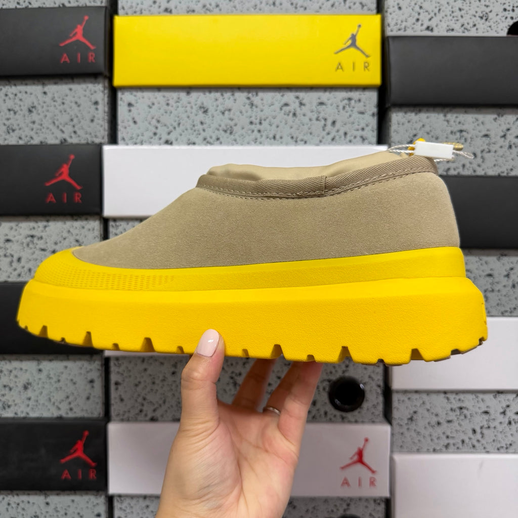 UGG Sand Slip-On Shoes with Bright Yellow Chunky Lug Sole