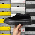 UGG Black Slip-On Shoes with Toggle Collar and Chunky Lug Sole