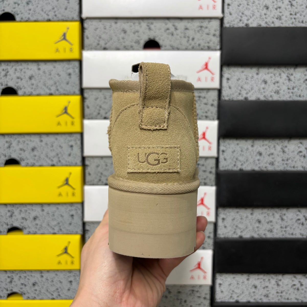 UGG Mustard Platform Ankle Boots – 5 cm Sole