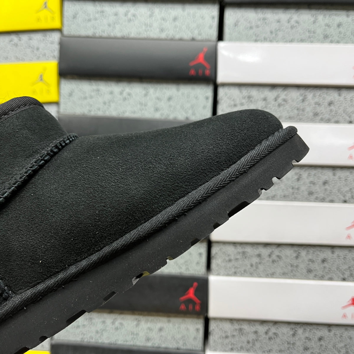 UGG Black Ultra Mini Ankle Boots