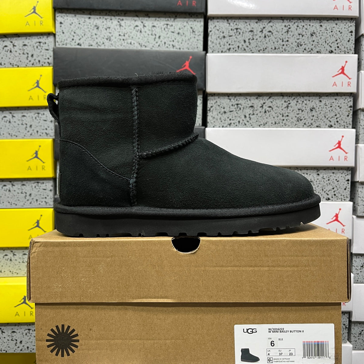 UGG Black Classic Mini Winter Boots