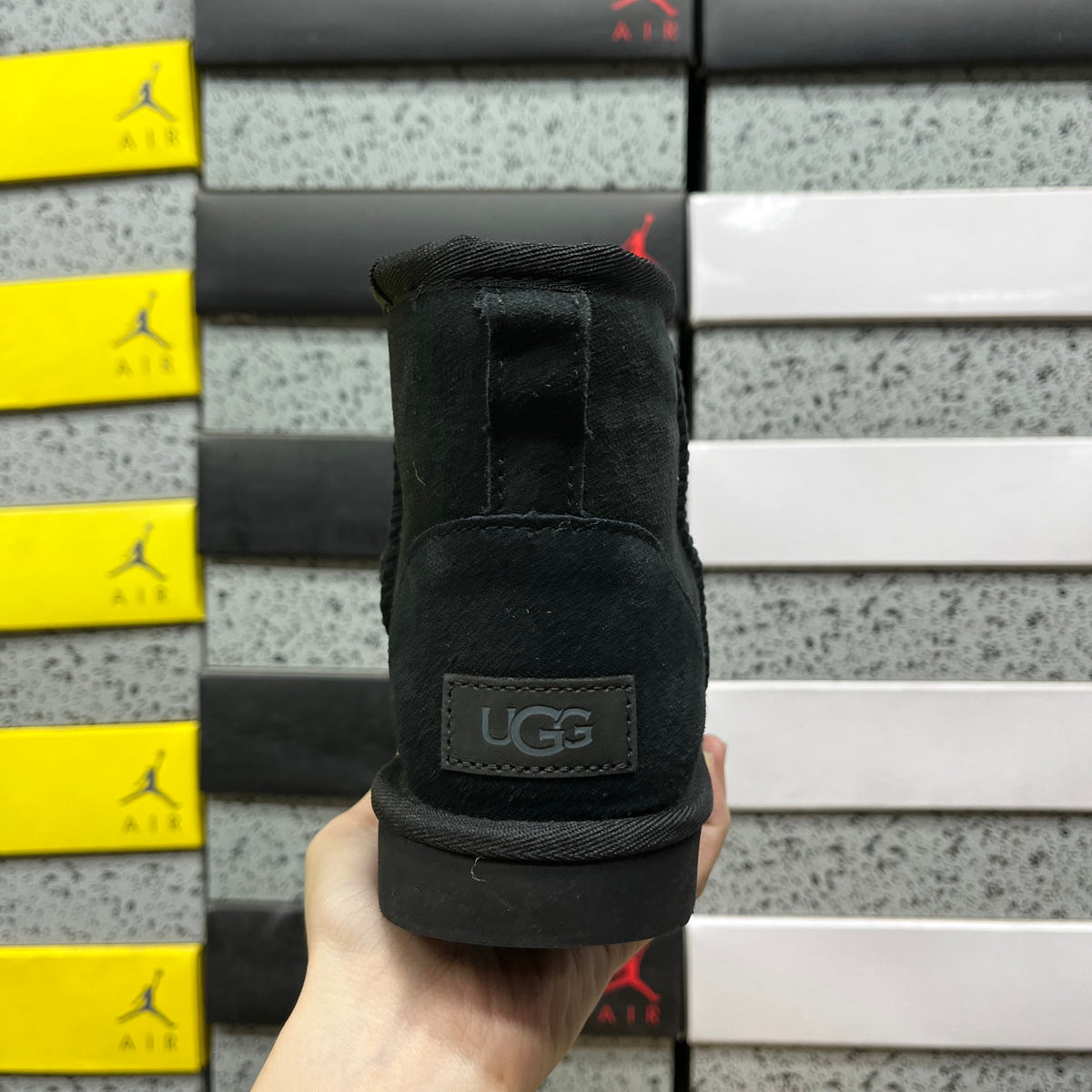 UGG Black Classic Mini Winter Boots