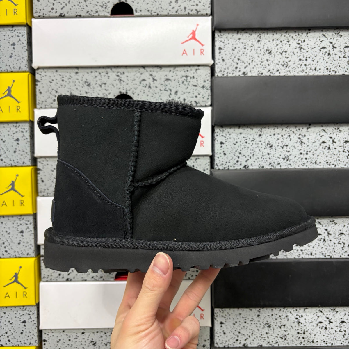 UGG Black Classic Mid-Calf Winter Boots