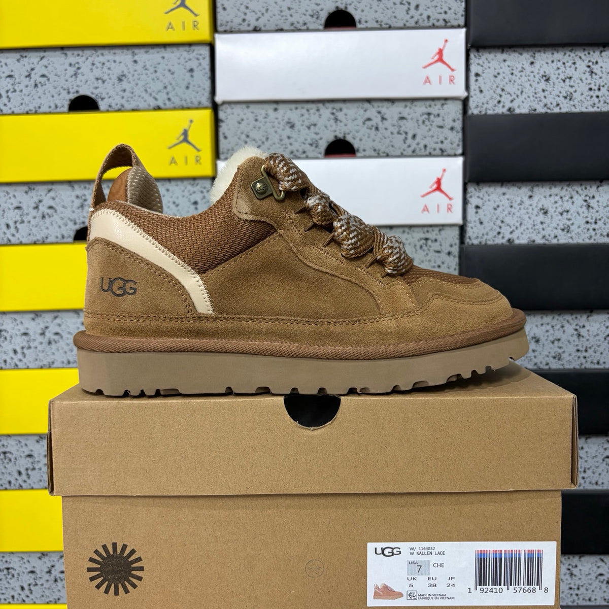 UGG Chestnut Kallen Lace Chunky Lace-Up Sneakers