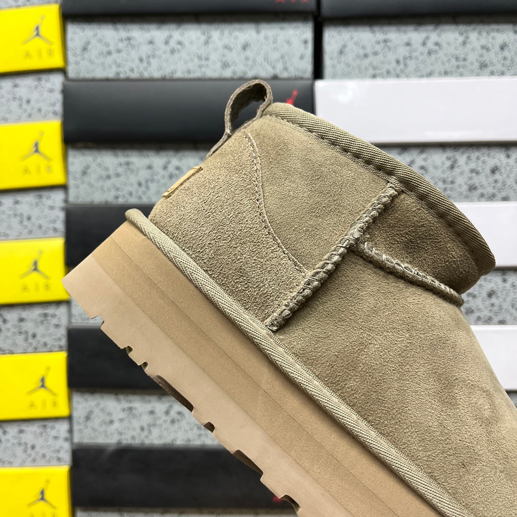 UGG Antelope Brown Ultra Mini Platform Ankle Boots