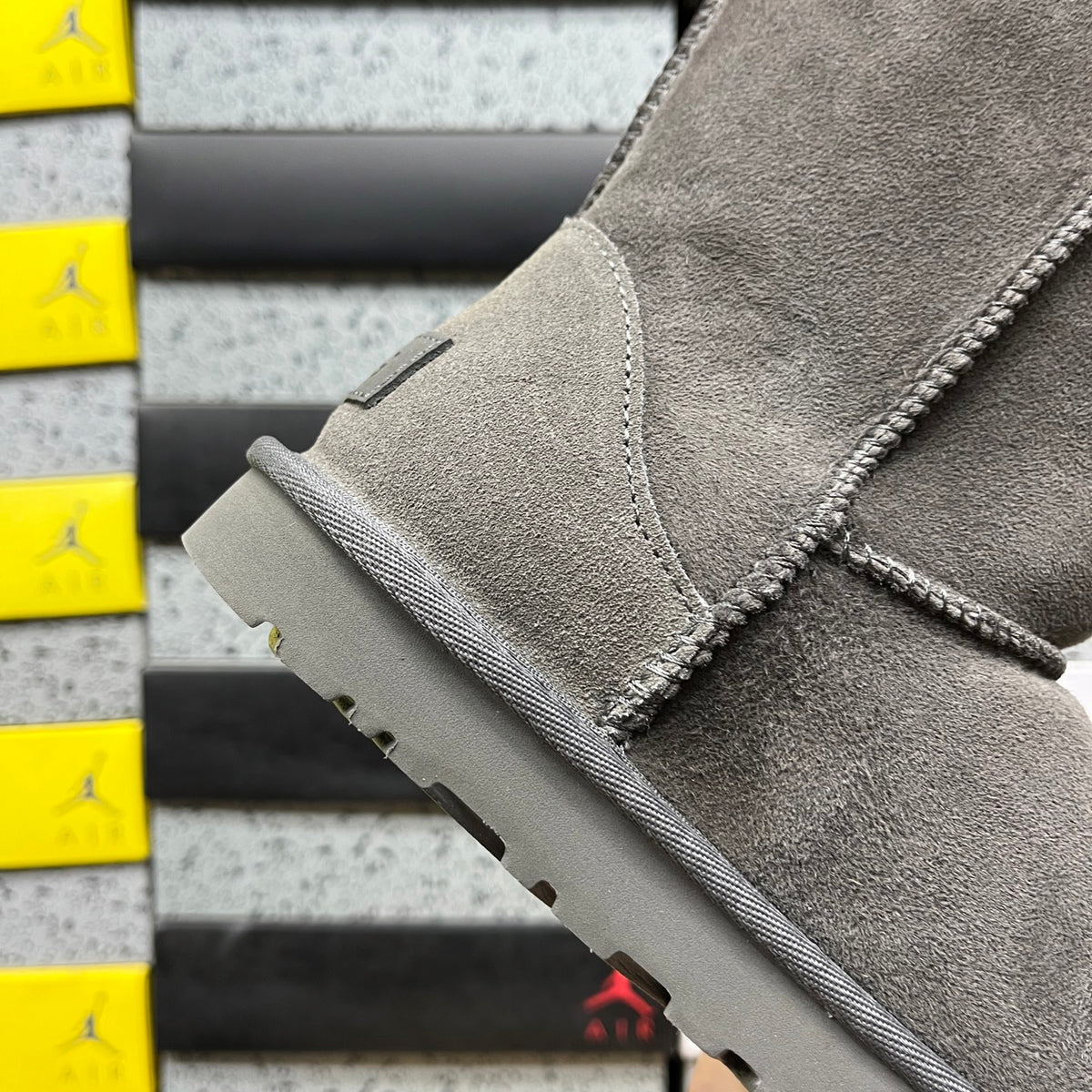 UGG Gray Classic Short Winter Boots