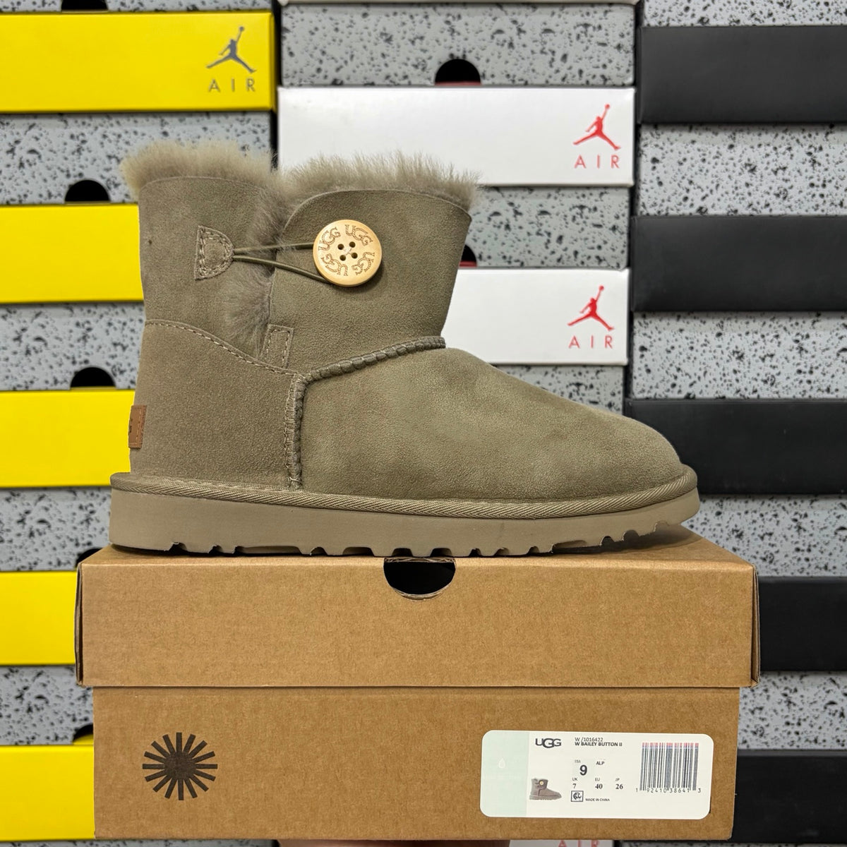 UGG Antelope Brown Button Winter Boots
