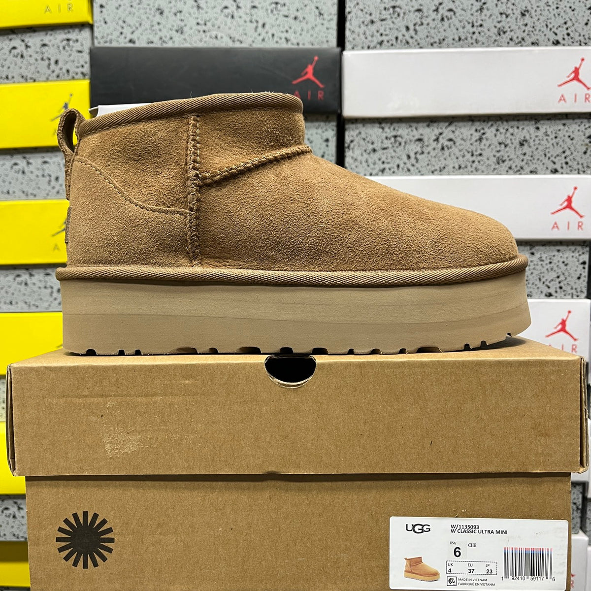 UGG Chestnut Ultra Mini Platform Ankle Boots