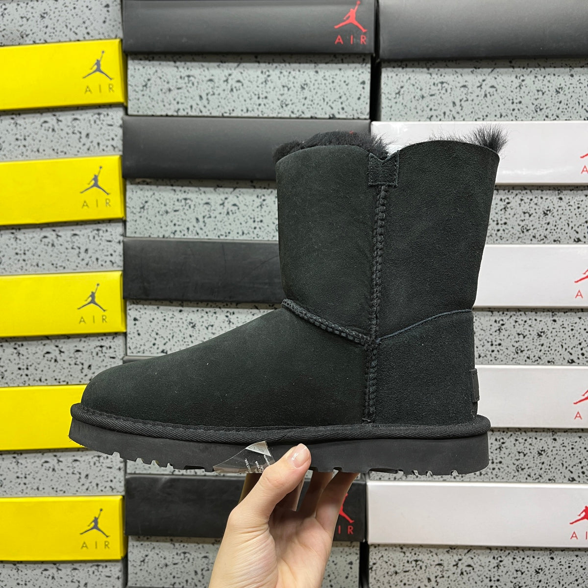 UGG Black Bailey Button II Winter Boots