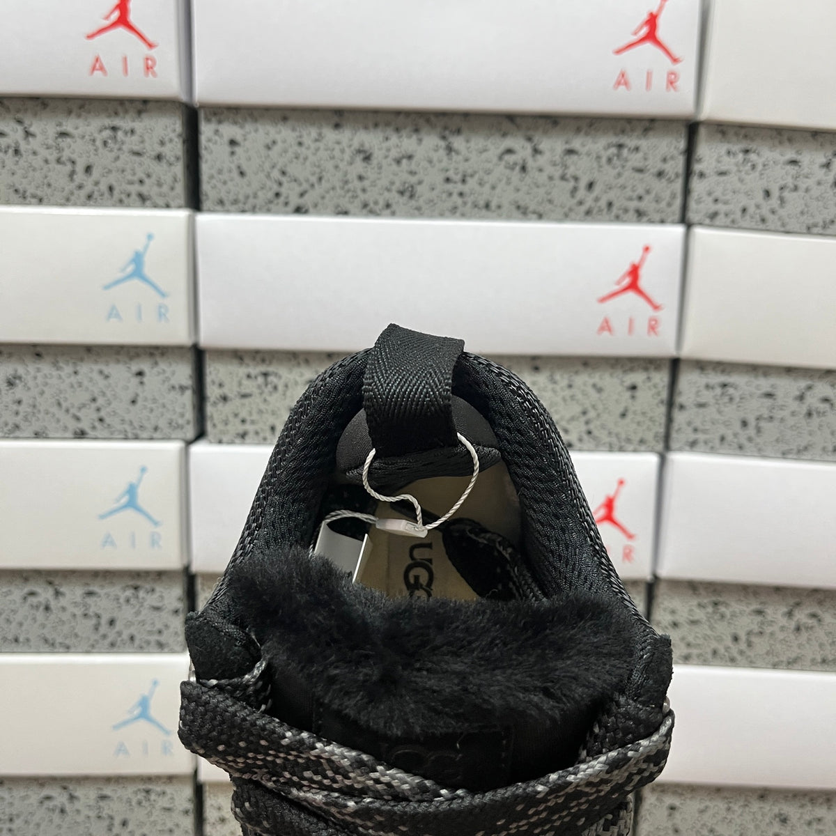 UGG Black Kallen Lace Chunky Lace-Up Sneakers