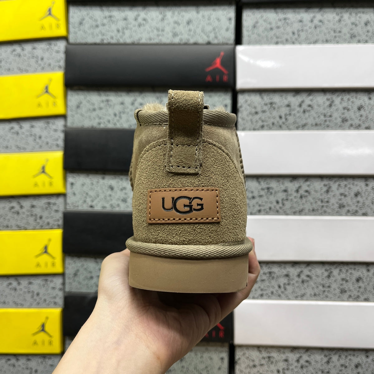 UGG Antelope Brown Ultra Mini Ankle Boots