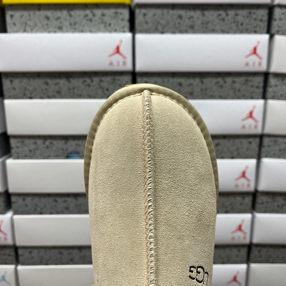 UGG Mustard Seed Slip-On Slippers with Braided Trim