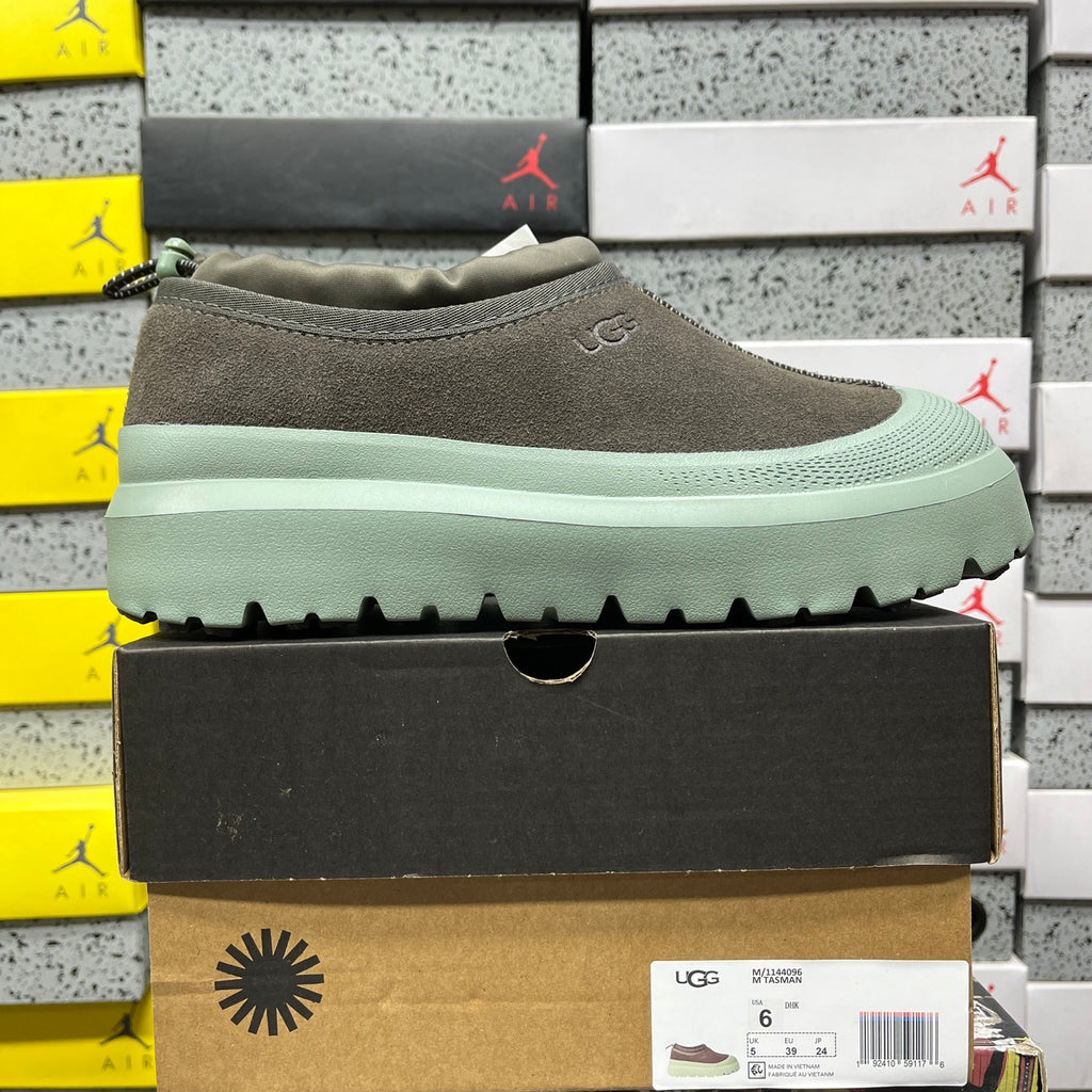UGG Dark Taupe Slip-On Shoes with Mint Green Chunky Sole
